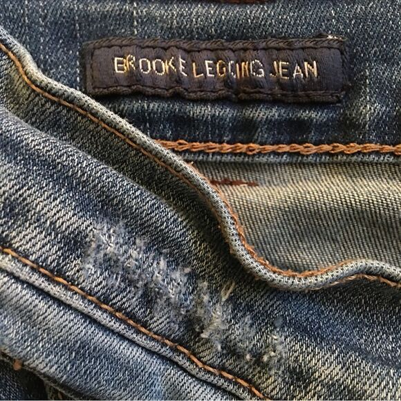 Lucky Brand Frayed Edge Brooke Legging Jeans | Size 12 - Picture 4 of 13